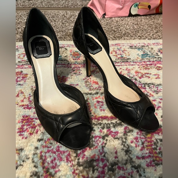 Dior Quilted Heels - Picture 1 of 5
